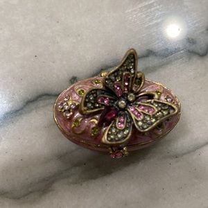 Mary Kay Adorable Enamel Butterfly Trinket Box